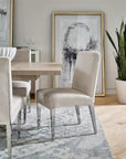 Modern - Jett Slip Cover Side Chair - Dark Gray