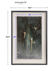 Rustic Patina Grande - Abstract Art - Dark Gray