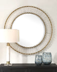 Denali - Textured Glass Round Mirror