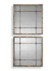 Saragano - Square Mirrors (Set of 2) - Light Brown