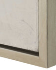 Out Of Focus - Framed Abstract Art - Gold / Gray / White / Woodtone