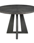 Pulsar - Round Walnut Dining Table - Gray