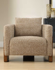 Halligan - Upholstered Accent Chair - Brown