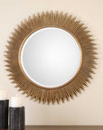 Marlo - Round Mirror - Gold