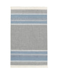 Lima - Throw - Capri Blue / Dark Gray