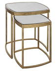Vista - Nesting Tables (Set of 2) - Gold