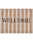 Doormats - Striped Welcome Doormat