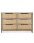 Jensen - 6 Drawer Dresser - Taupe