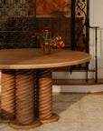Treccia - Round Dining Table - Oak