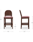Emil - Counter Stool - Berry / Purple