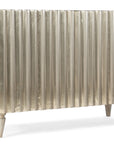 Melange - Mackenna 2-Door Chest - Pearl Silver