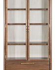 Eleana - Display Cabinet - Medium Wood
