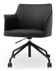 Morris - PVC Office Chair - Black
