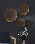 Radiance - Metal Wall Decor (Set of 3) - Gold