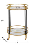 Dolly - Round Bar Cart