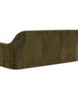 Rialto - Faux Mohair Sofa - Deep Green