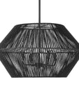 Suva - 4 Light Rope Pendant - Black