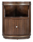 Melange - Contours Side Table - Dark Brown