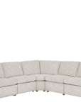 Hyde - 5 Piece Sectional - White