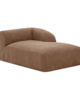 Isla - Right Arm Facing Chaise - Light Brown