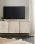 Entertainment Console 70" - Light Wood - Beige