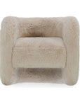 Teddy - Plush Accent Chair - Beige
