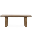 Vander - Oak Wood 84" Dining Table