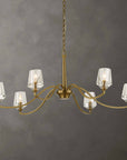 Barcelona - 6 Light Brass Chandelier - Gold