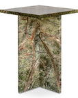 Blair - Accent Table - Rainforest / Green Marble