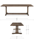 Samuel - Dining Table - Dark Brown