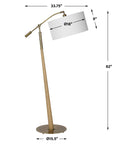 Kennett - Wooden Floor Lamp - Light Brown