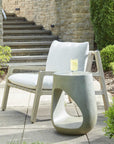 Lithos - Outdoor Accent Table - Gray