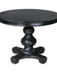 Brynmore - Wood Grain Round Table - Black