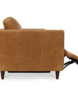 Bridgers - Leather Power Recliner Sofa - Tan