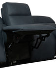 MS - Riverton Power Sofa With Power Headrest And Lumbar - Black