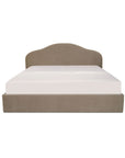 Maggie - King Storage Bed - Taupe