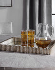 Talmage - Mirrored Tray - Silver
