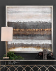 Layers - Landscape Art - Pearl Silver