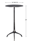 Beacon - Industrial Accent Table - Black
