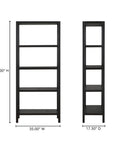 Nolan - Bookcase - Black