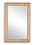 Twisted Seagrass - Large Mirror - Woodtone