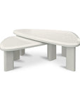 Sophie - Outdoor Nesting Table Set - Cream Lacquer / Beige
