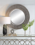 Portside - Round Gray Mirror