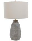 Monacan - Textured Table Lamp - Gray