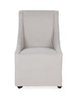Warwick - Upholstered Rolling Dining Chair