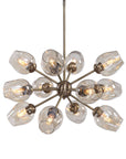 Chet - 12 Light Sputnik Chandelier - Light Brown