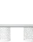 Oasis - Coral Rectangle Dining Table - White