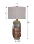 Maggie - Ceramic Table Lamp - Light Brown