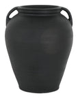 Jovi - Terracotta Vase - Black
