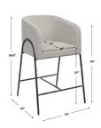 Jacobsen - 27" Counter Stool - Gray